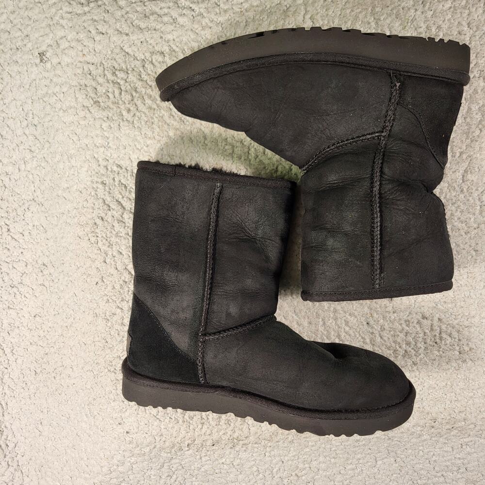 UGG Classic Short boots black women's bootie US 7